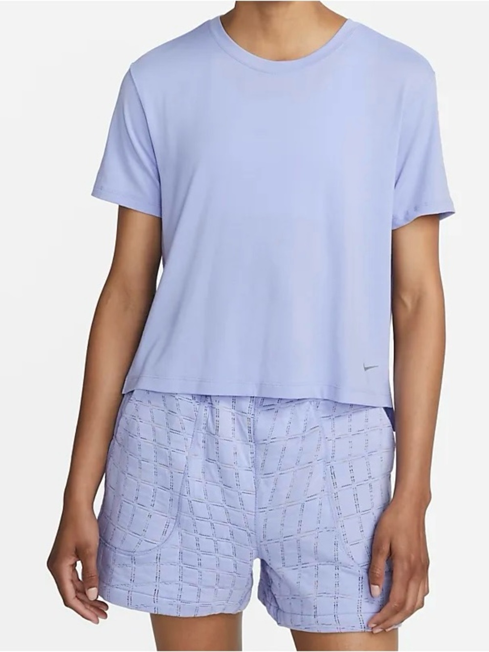 Nike Yoga Dri-FIT Women's Top DM7025-569 Light Thistle Size M (Dead-stock)